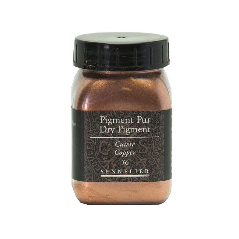 Pigment en poudre - Sennelier - Cuivre - Pot de 200 ml