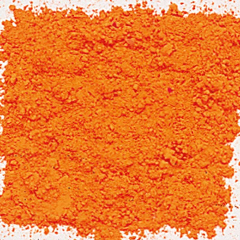 Pigment en poudre - Sennelier - Orange fluo - Pot de 200 ml