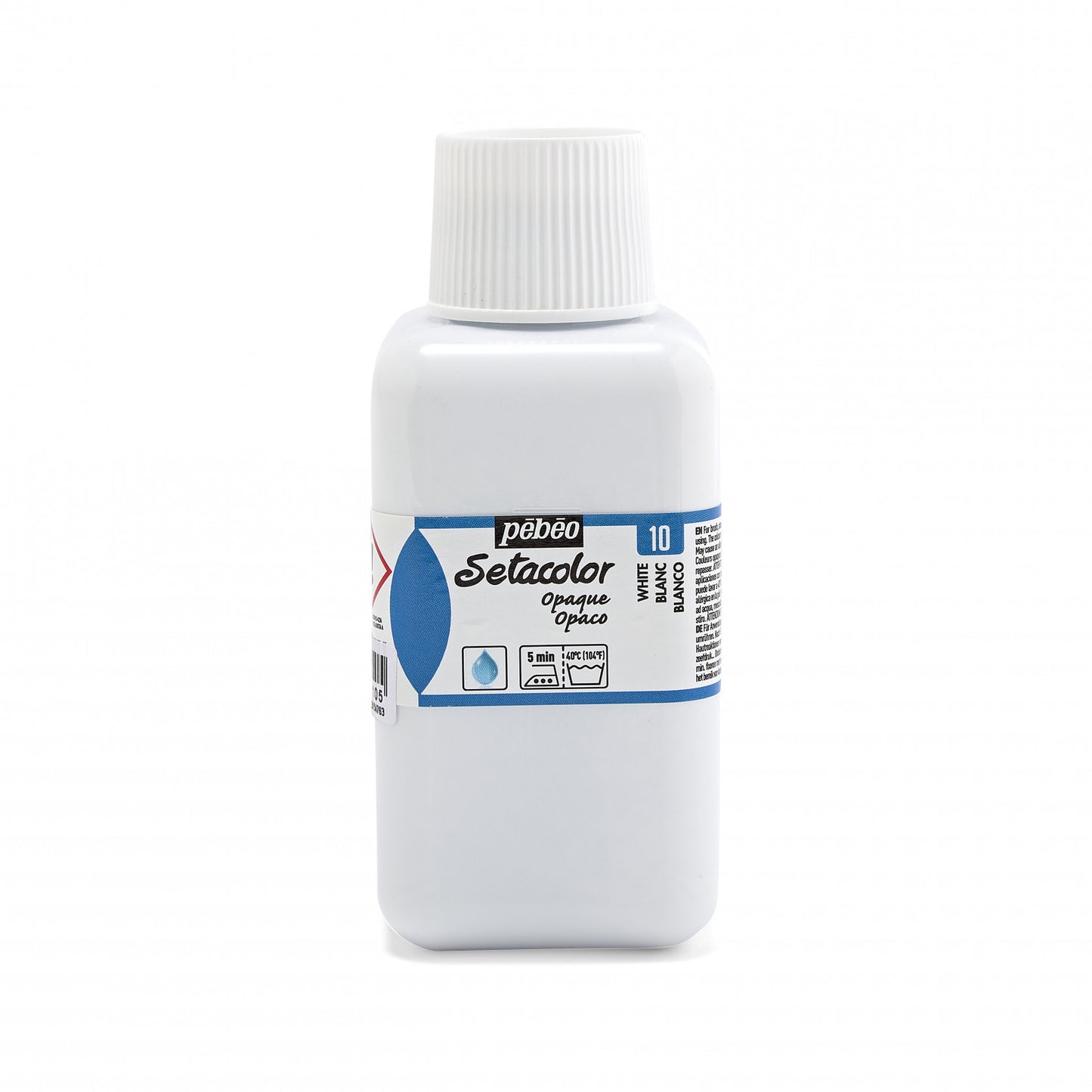 Pot de peinture pour tissu - Textile - Blanc - Pébéo - Setacolor - 250ml
