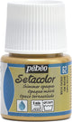 Pot de peinture pour tissu - Textile opaque moiré - Or riche - Pébéo - Setacolor - 45ml