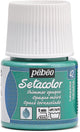 Pot de peinture pour tissu - Textile opaque moiré - Turquoise - Pébéo - Setacolor - 45ml