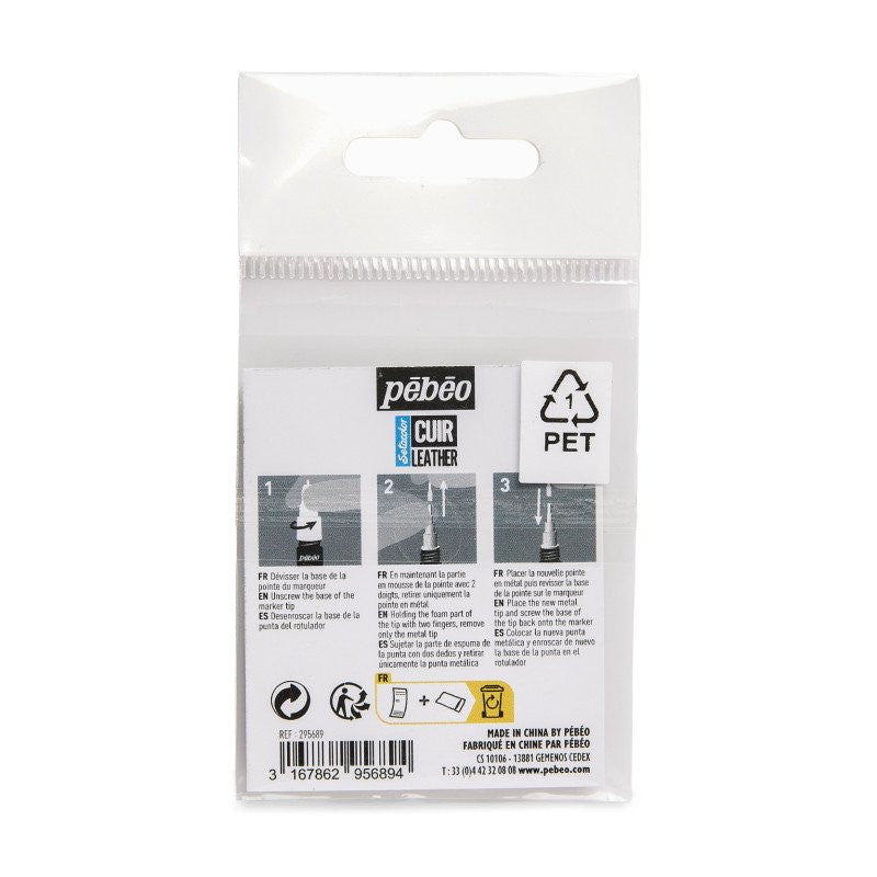 Pointes de remplacement - Acrylic Marker - Pébéo - Lot de 3