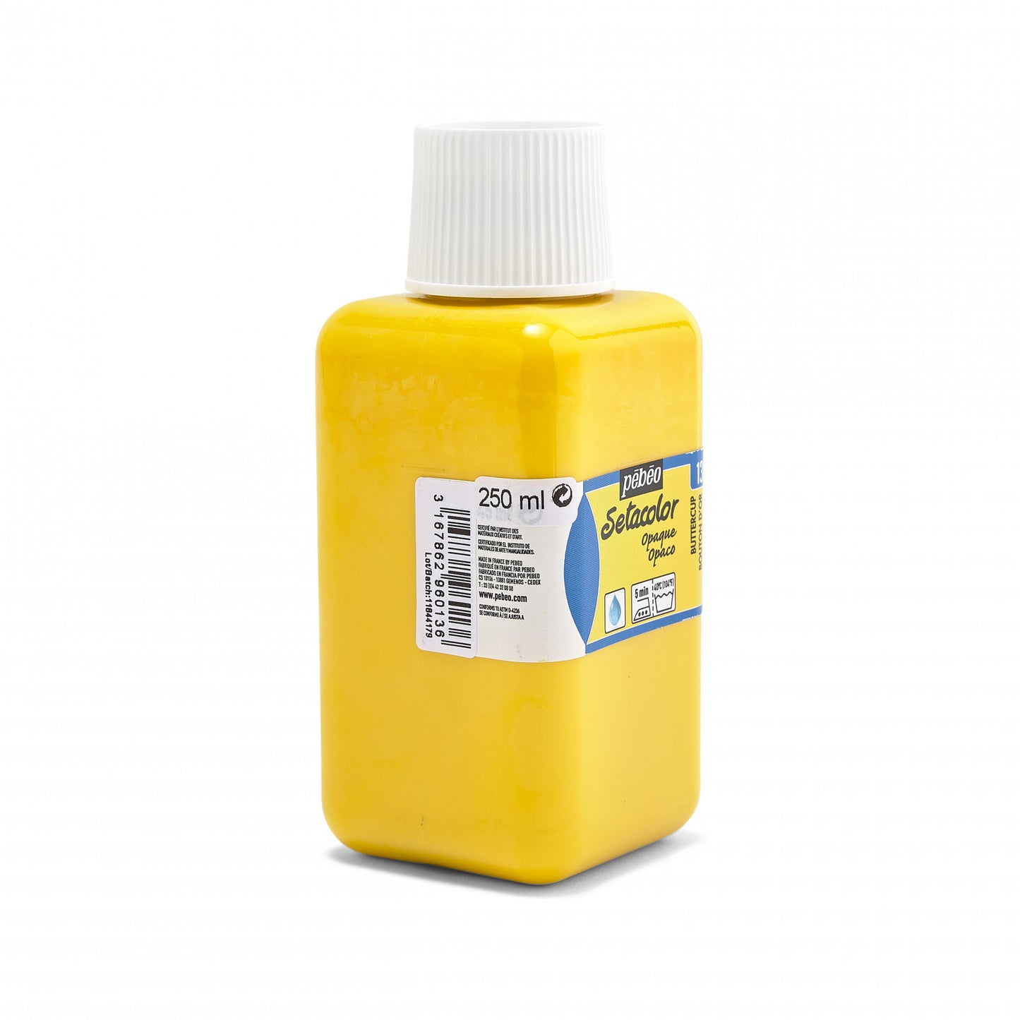 Pot de peinture pour tissu - Textile - Bouton d'or - Pébéo - Setacolor - 250ml