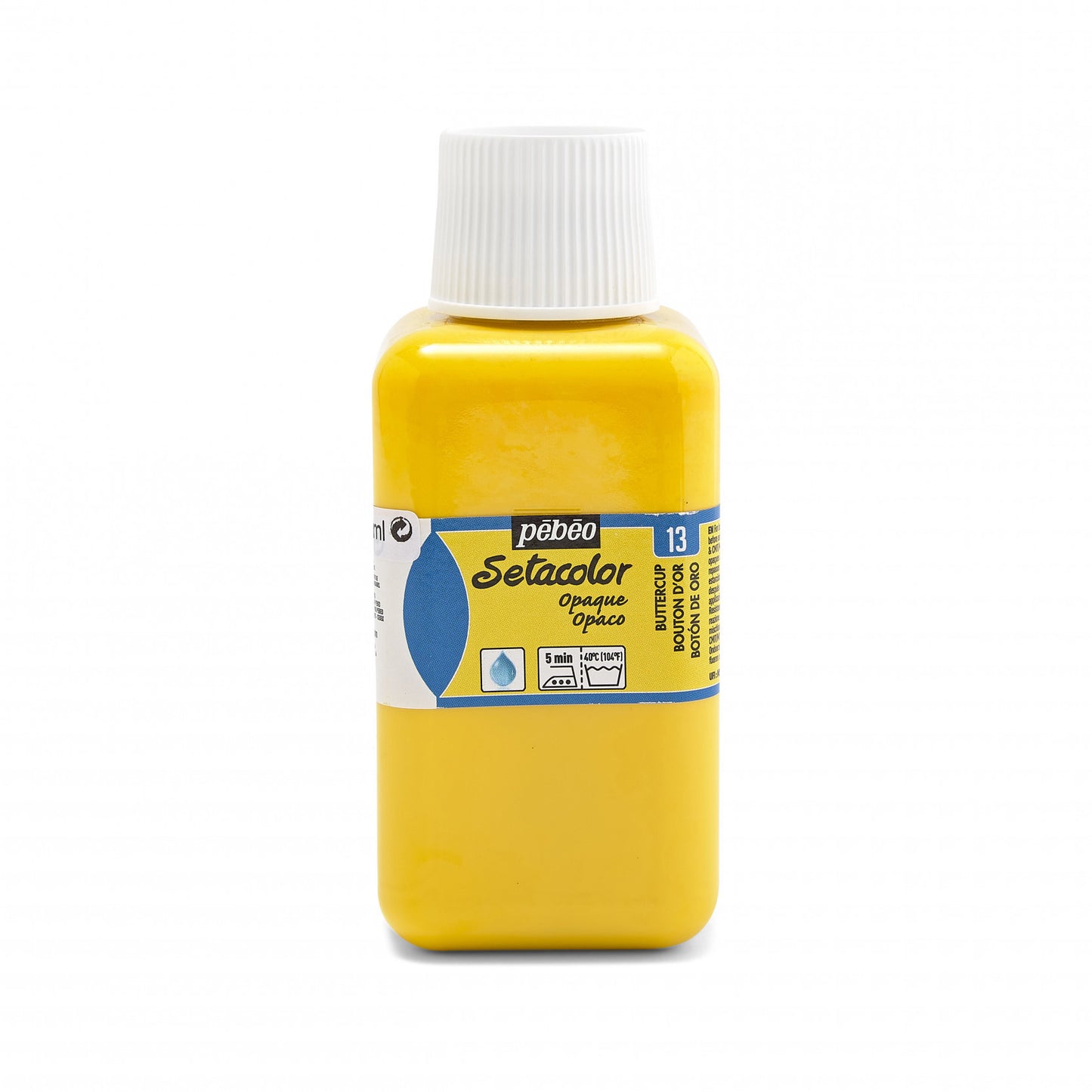 Pot de peinture pour tissu - Textile - Bouton d'or - Pébéo - Setacolor - 250ml