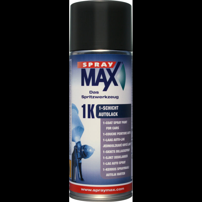 Bombe de peinture - Noir satiné - RAL 9005 - Auto/moto - SprayMax - 400ml