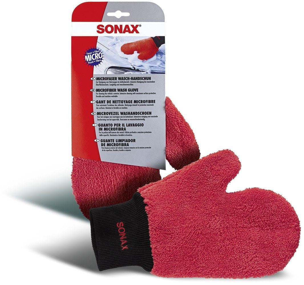 Gant de nettoyage - Microfibre - Carrosserie de voiture - SONAX