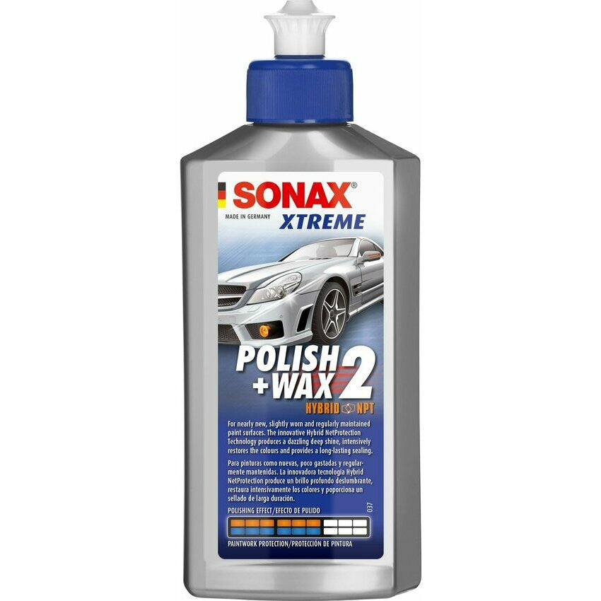 Polish + cire - Carrosserie de voiture neuve - SONAX - Xtreme - Polish+Wax2 - 250ml