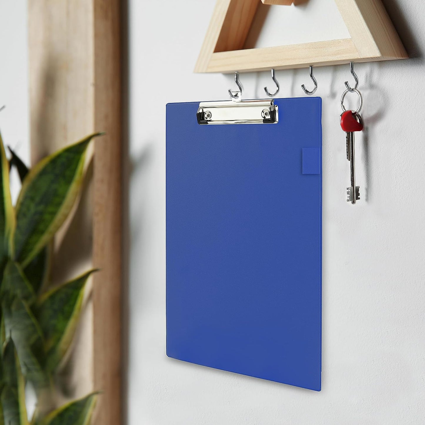 Porte-bloc - A4+ - Rigide - Bleu - Clip métal - Rapesco