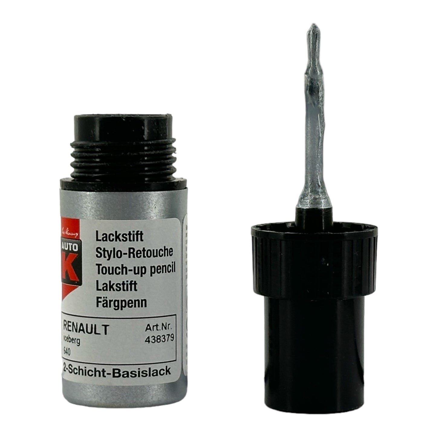 Stylo de retouche et vernis pour carrosserie - Renault - Iceberg 640