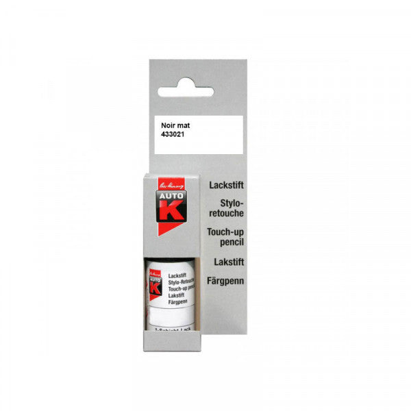 Stylo de retouche pour carrosserie de voiture - Multi-marques - Noir mat - Auto K