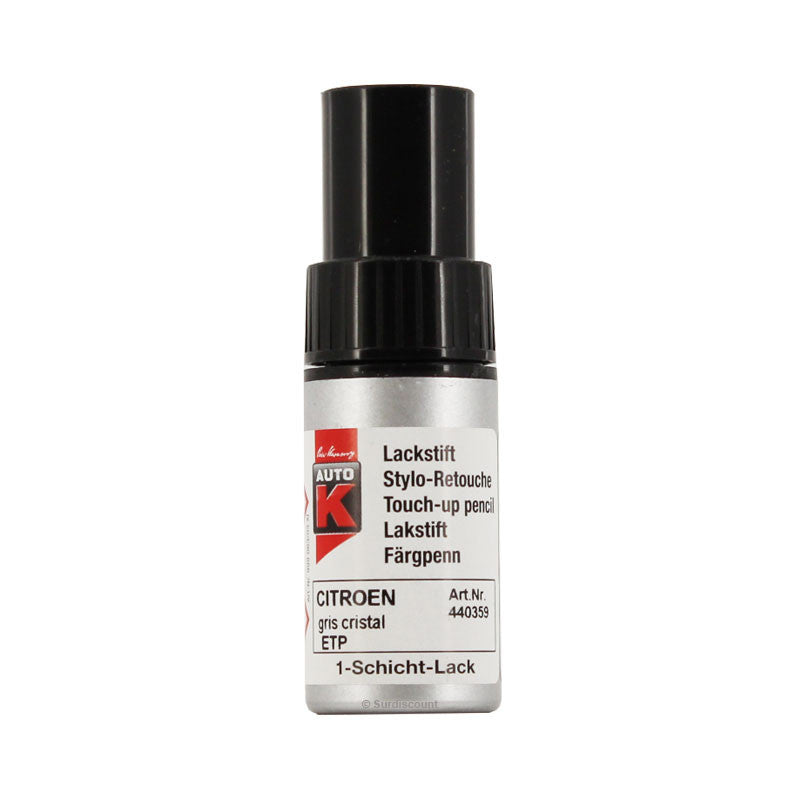 Stylo de retouche pour carrosserie - Citroën - ETP Gris cristal - Auto K