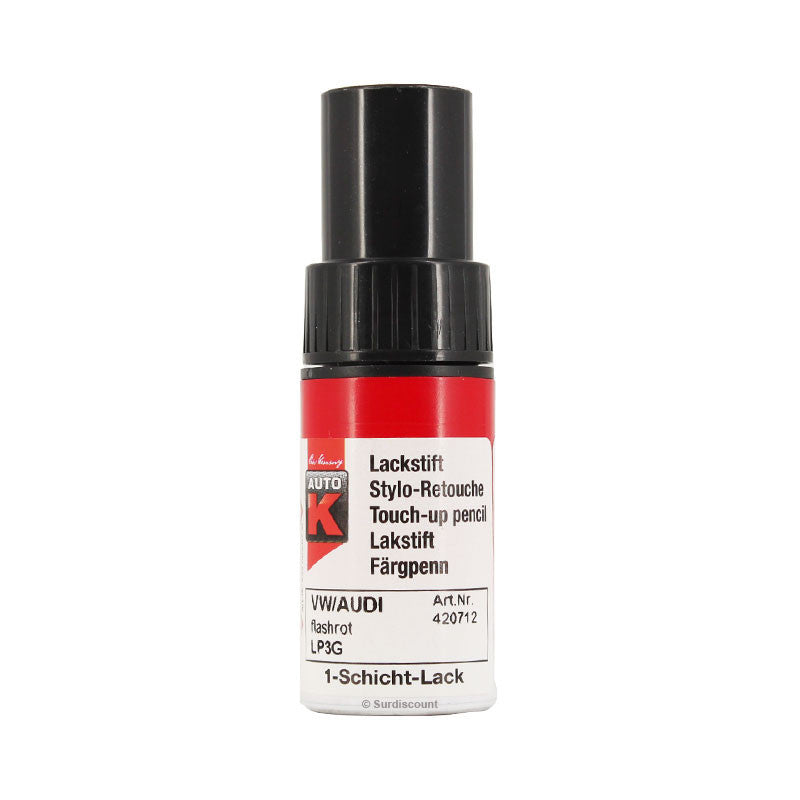 Stylo de retouche pour carrosserie - Audi - Volkswagen - LP3G Flashrot - Auto K