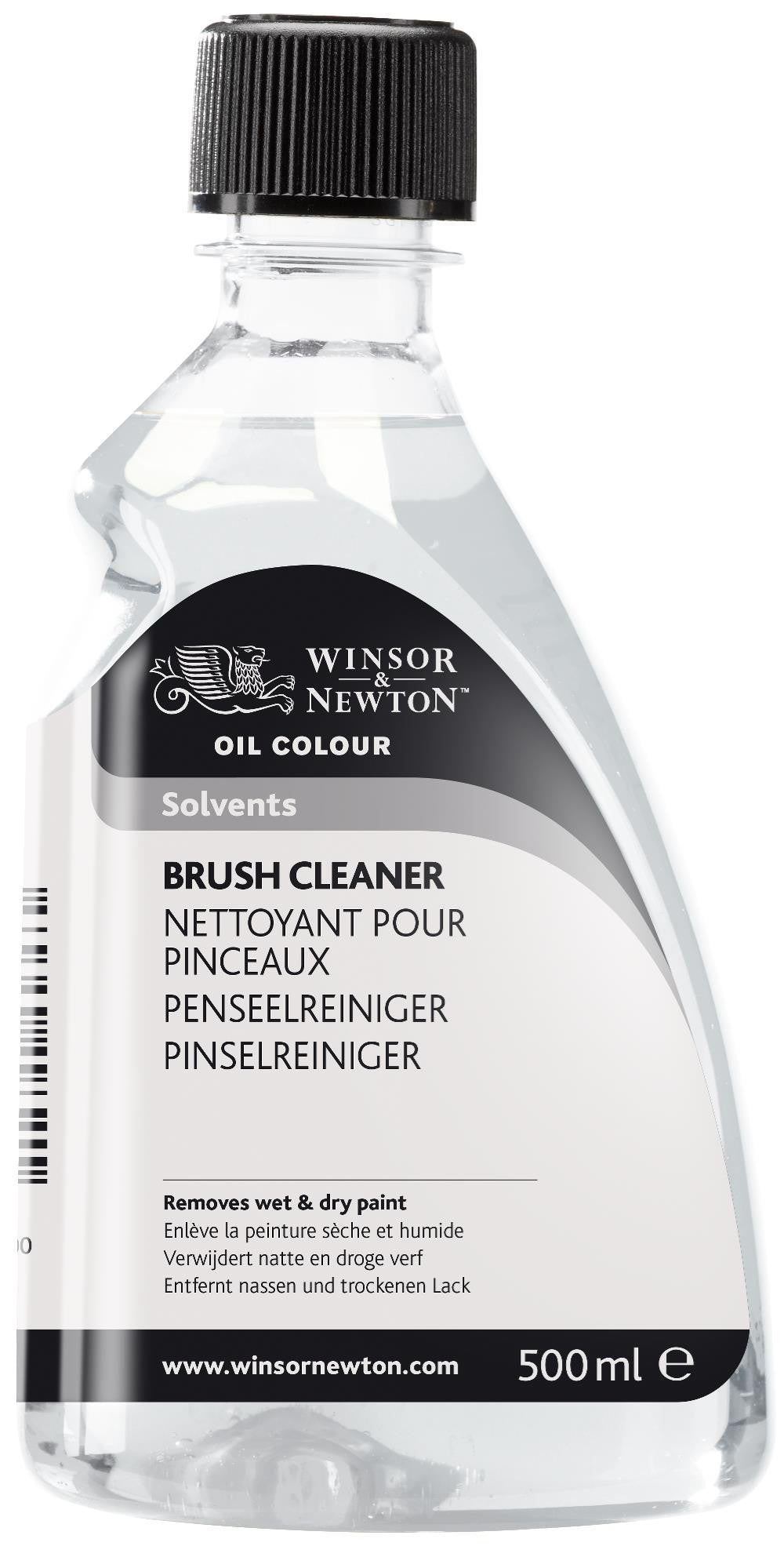 Produit nettoyant pour pinceaux - Peinture huile - 500ml - Winsor et Newton