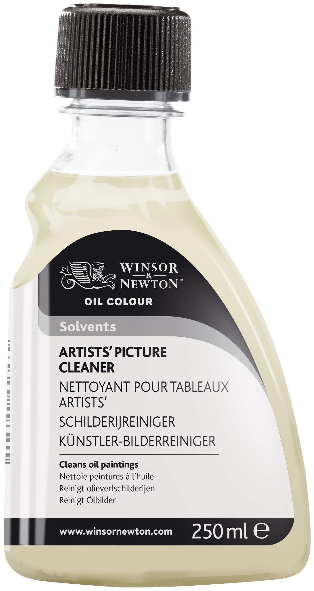 Produit nettoyant pour tableaux peinture à l'huile 250ml Winsor et Newton
