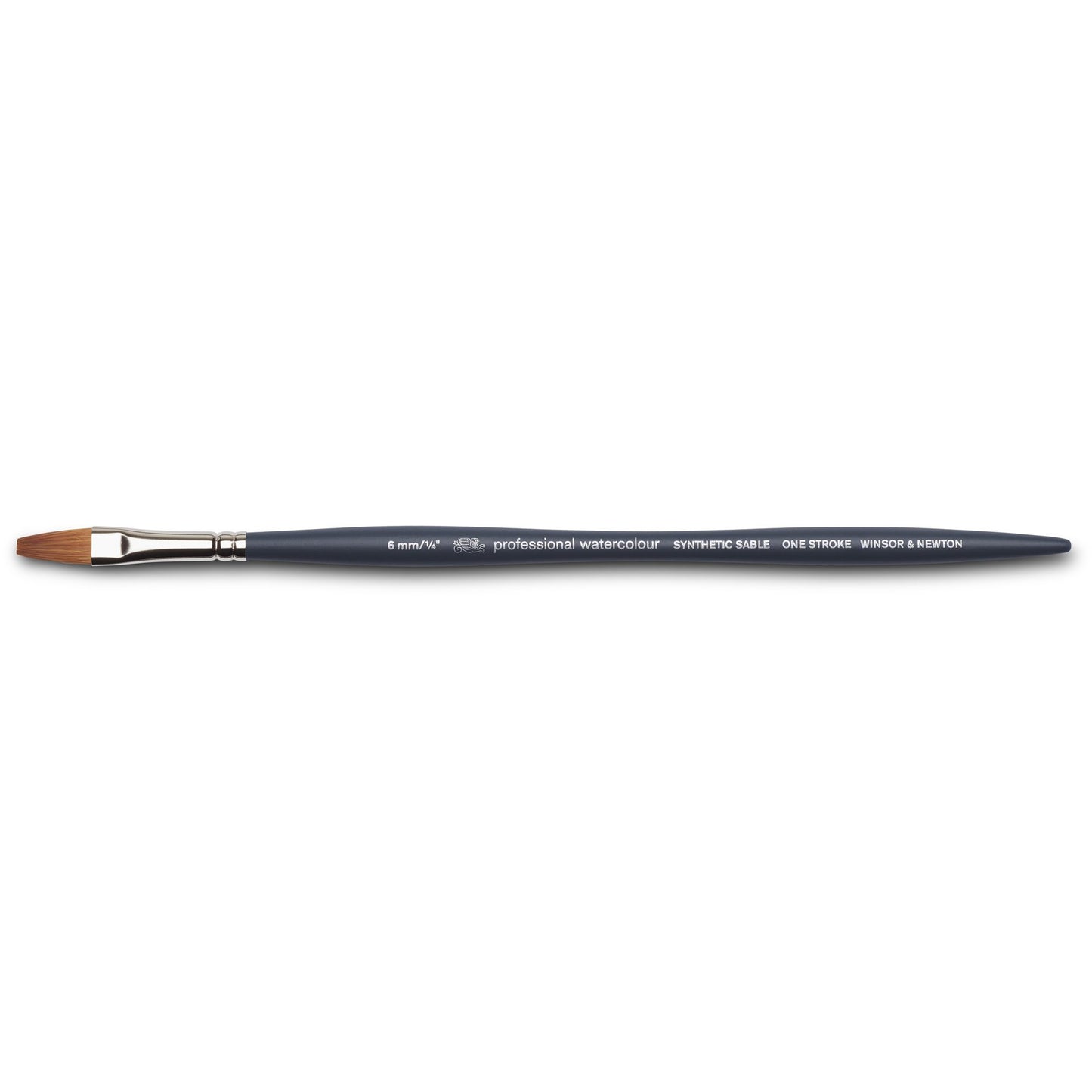 Pinceau plat court 6mm aquarelle professionnelle Winsor & Newton