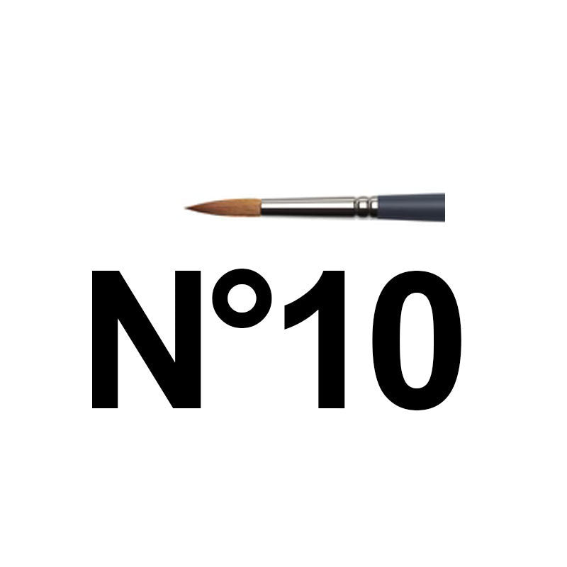 Pinceau rond n°10 aquarelle professionnelle Winsor & Newton
