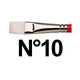 Pinceau plat manche court Winsor et Newton university série 234 n°10