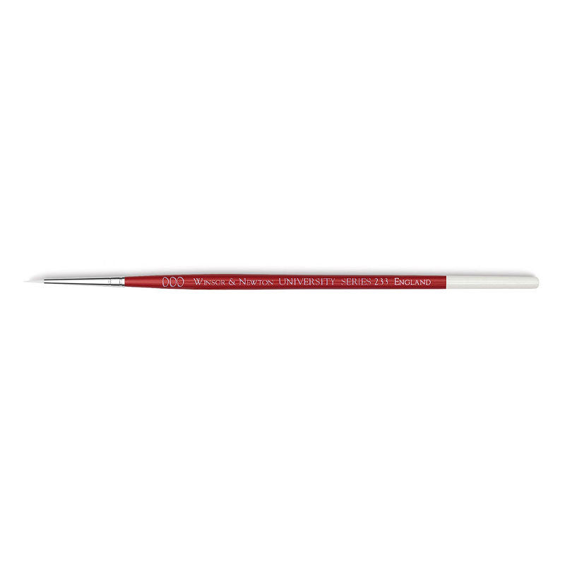 Pinceau rond manche court Winsor et Newton university série 233 n°000