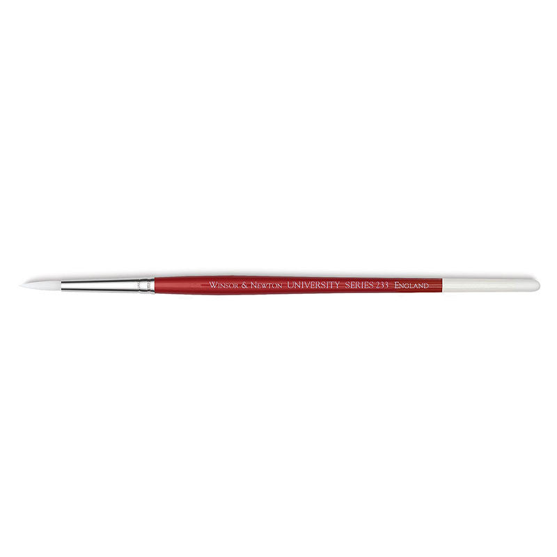 Pinceau rond manche long Winsor et Newton university série 233 n°12