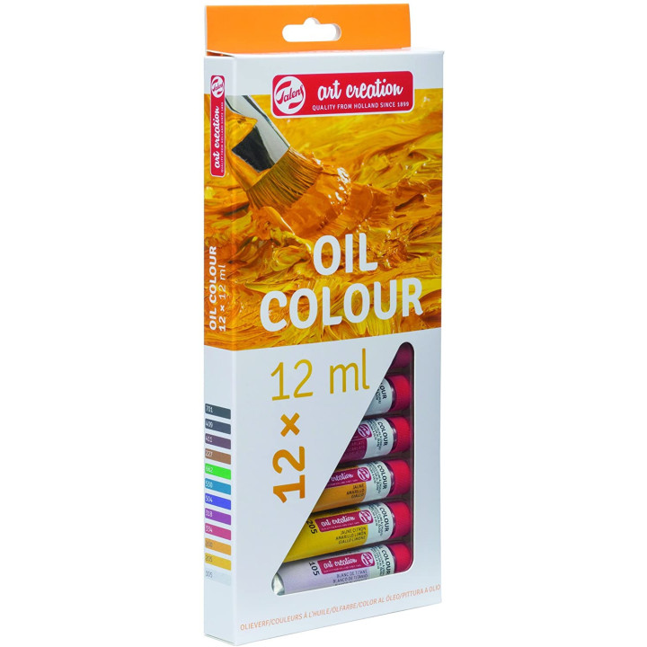 Set de peinture à l'huile - 12 tubes - Royal Talens
