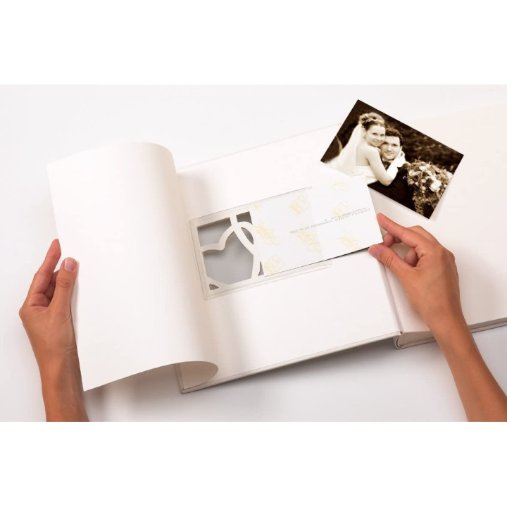 Album Photo Mariage - Ti Amo - 28 X 30,5 Cm - Blanc- Walther