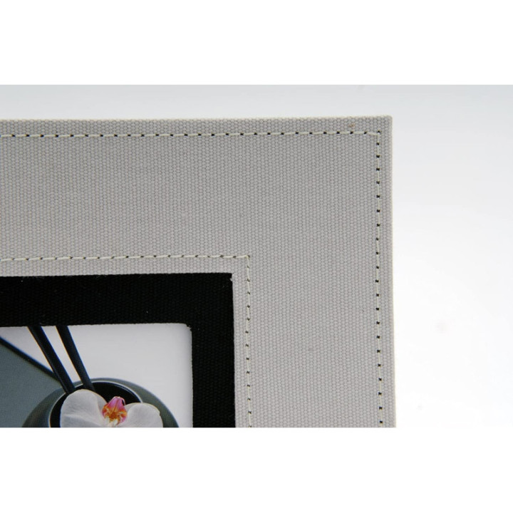 Album photos - 30x30 cm - 50 pages noires - Couverture grise avec encart