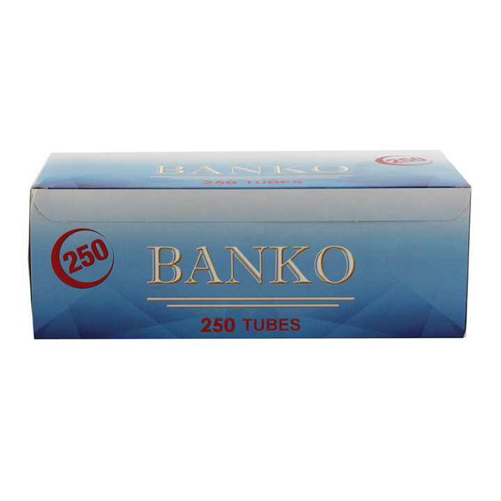 Boîte de 250 tubes pour cigarettes - Avec filtres - Banko