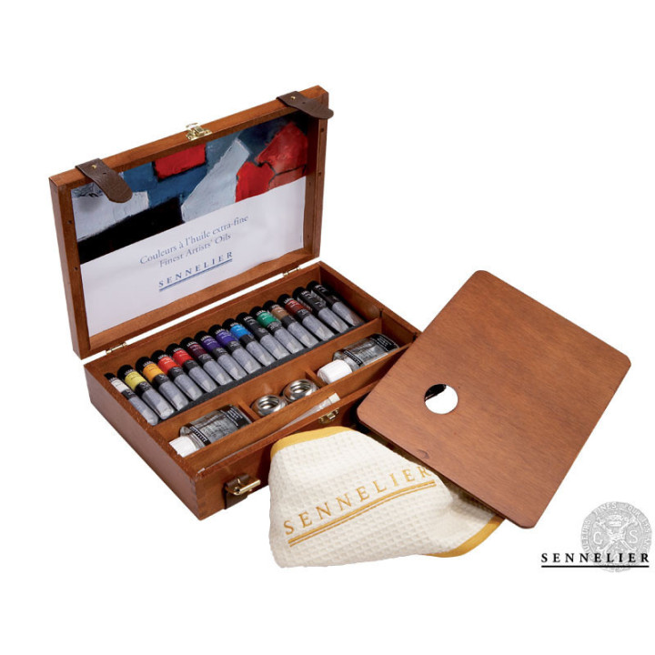 Coffret de peinture à l'huile extra-fine - 15 tubes - Sennelier