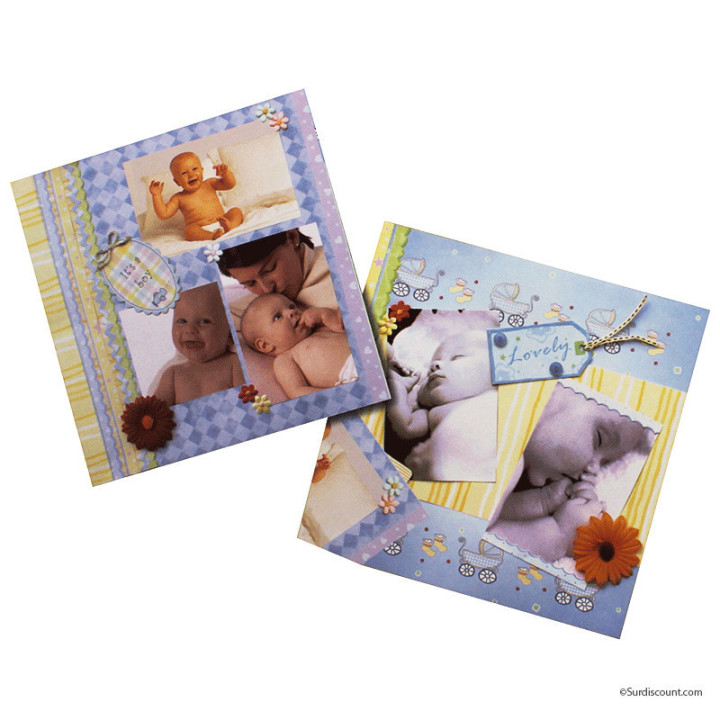 Kit Scrapbooking Naissance Garçon - Erica