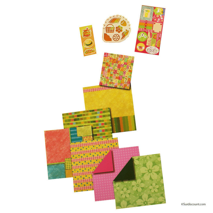 KIT PAPIER SCRAPBOOKING - PLEIN AIR