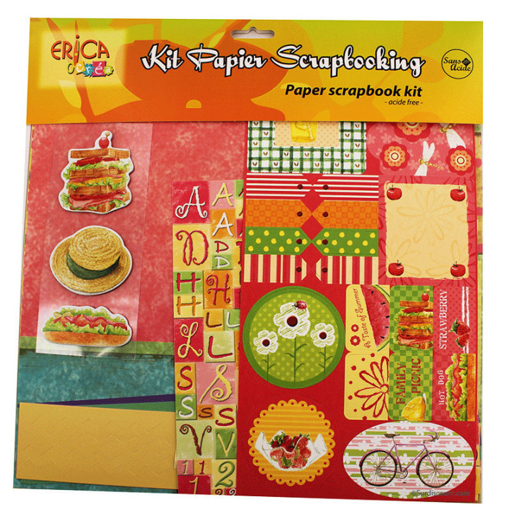 KIT PAPIER SCRAPBOOKING - PLEIN AIR