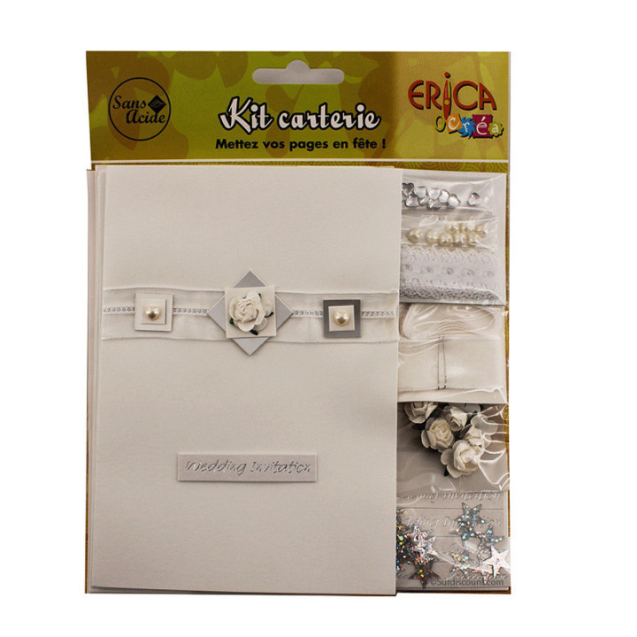 Kit Scrapbooking Carterie Invitation De Mariage - Erica