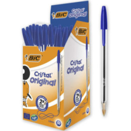 Boite De 50 Bic Cristal Bleu