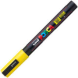 Marqueur Posca PC-3M jaune | pointe fine conique