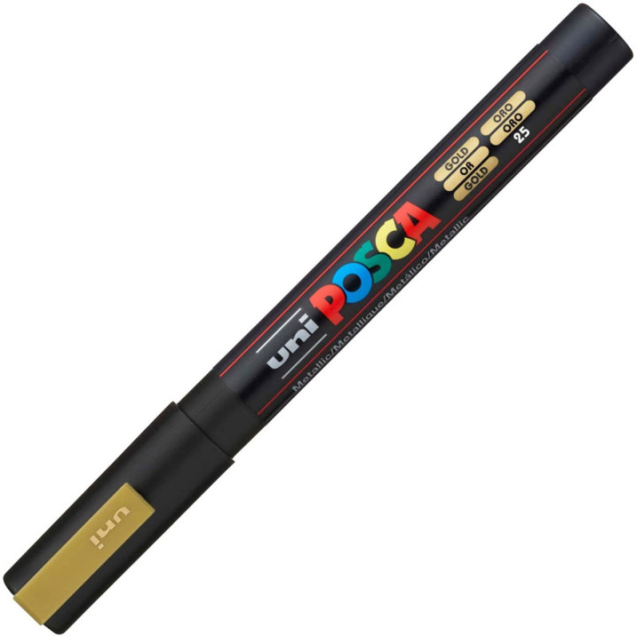 Marqueur Posca PC-3M or | pointe fine conique