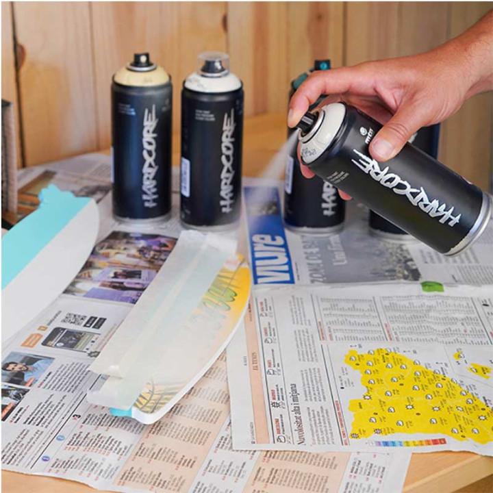 Bombe de peinture - Noir - RV-9011 - Hardcore MTN - 400ml