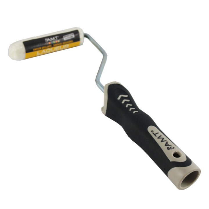 Rouleau Brosse Laqueur - 15Mm - Tous Types De Peintures - Pure Laine 5Mm -  Manche Et Rouleau - Amt