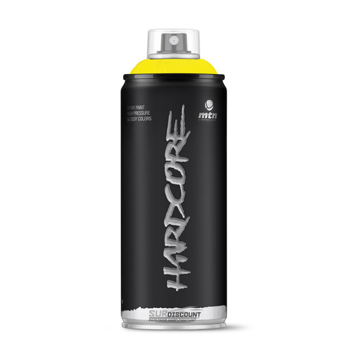 Bombe de peinture - Jaune clair - RV-1021 - Hardcore MTN - 400ml