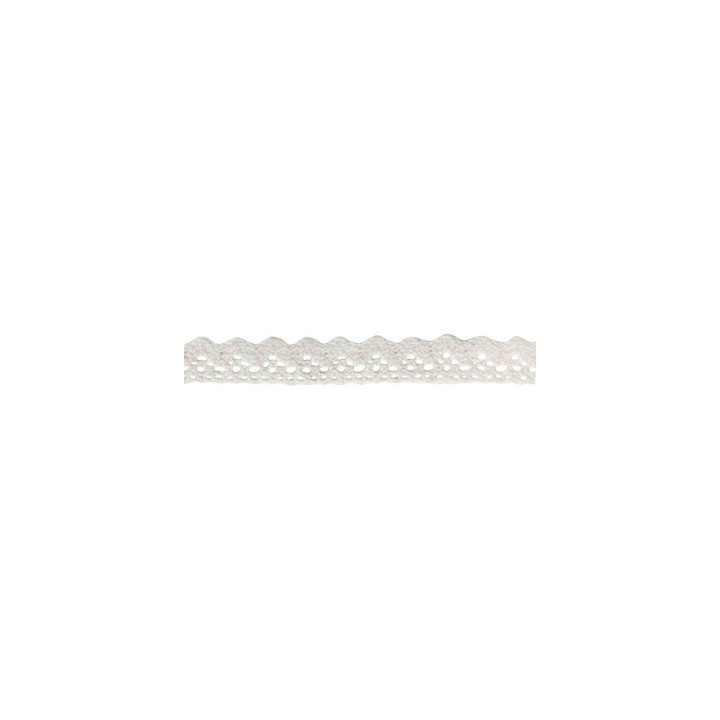 Ruban - Dentelle - Blanc - Adhésif - Loisirs créatifs - 1m x 1,5cm