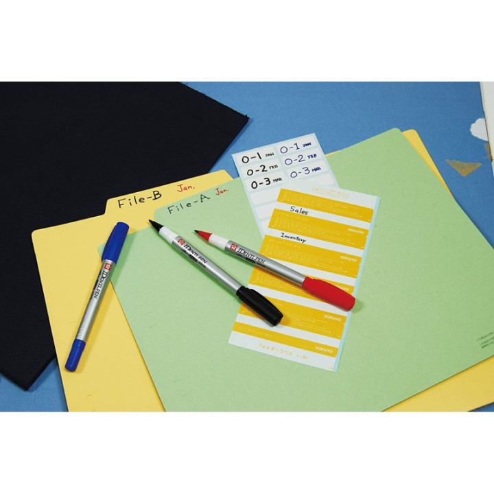 Marqueur Permanent Double Pointe - Noir - Identi Pen - Sakura