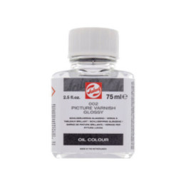 Vernis à tableaux - Brillant - Transparent - Peinture à l'huile - Talens - 75ml