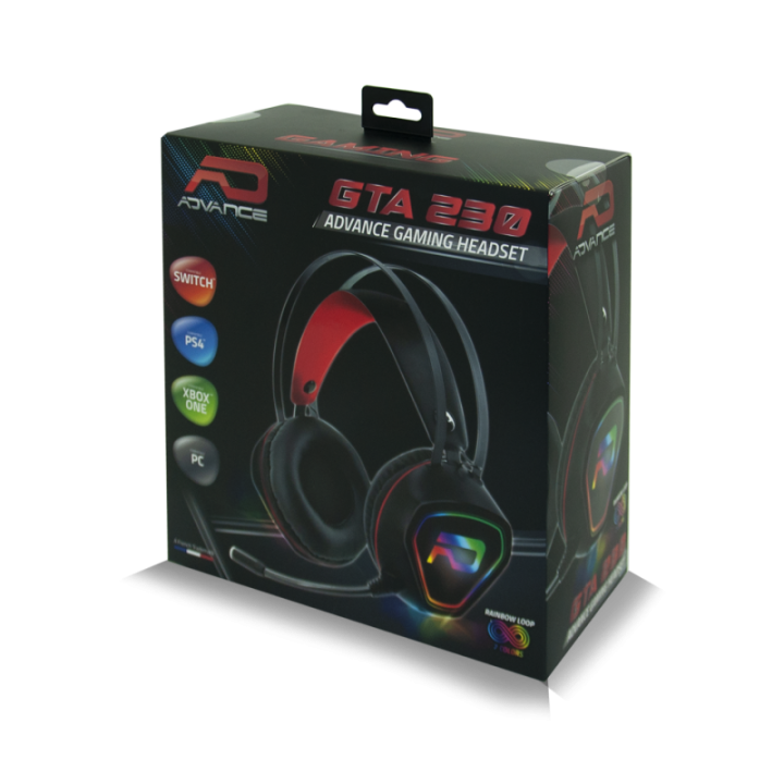 Casque Gaming - Rgb Rainbow - Advance
