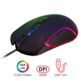 Souris Filaire Gaming Gta 230 Led 3200 Dpi - Advance