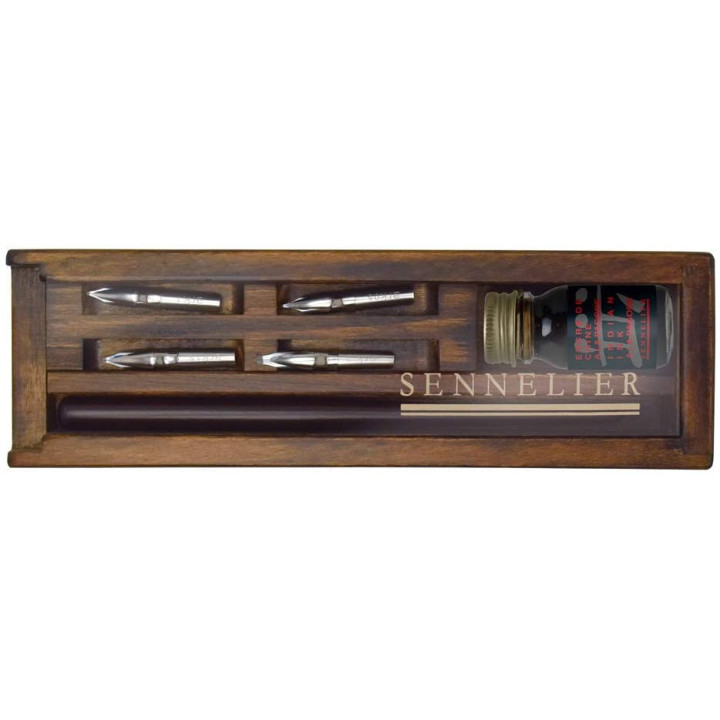 Coffret En Bois Calligraphie Encre De Chine - Sennelier