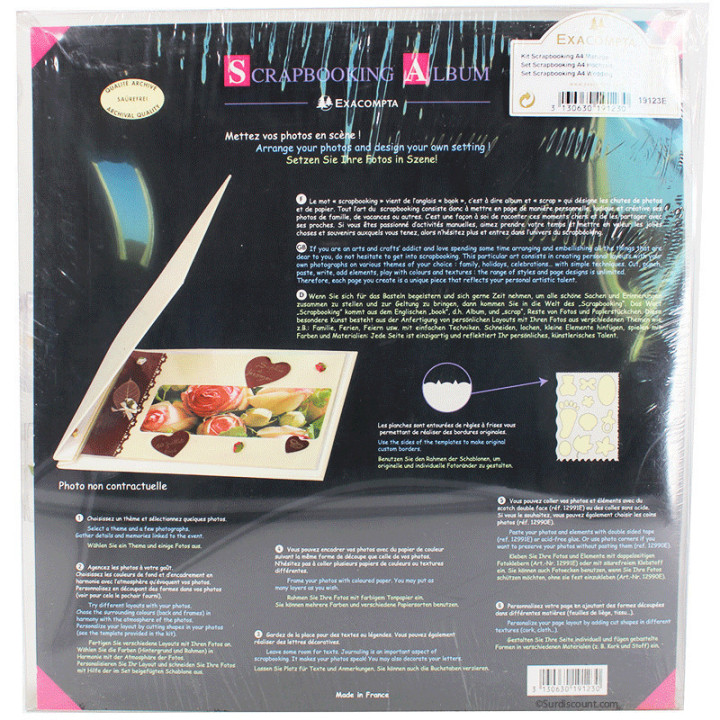 Coffret Mariage Album Scrapbooking A4 - Exacompta