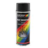 Bombe de peinture haute température - noir - Motip