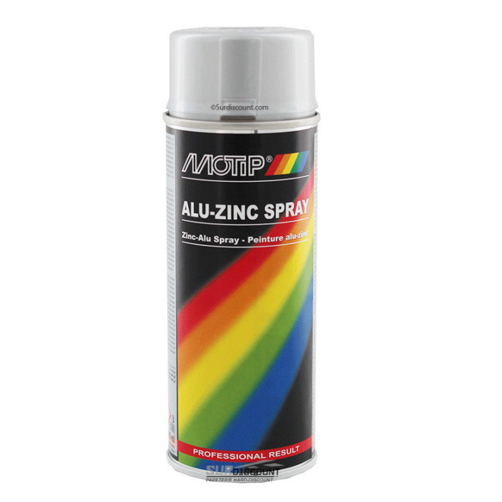 Bombe de peinture Alu et Zinc - Motip