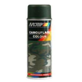 Bombe de peinture de camouflage - vert bronze - Motip