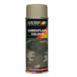 Bombe de peinture de camouflage - gris - Motip