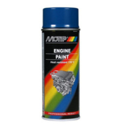Bombe de peinture moteur - bleu - Motip